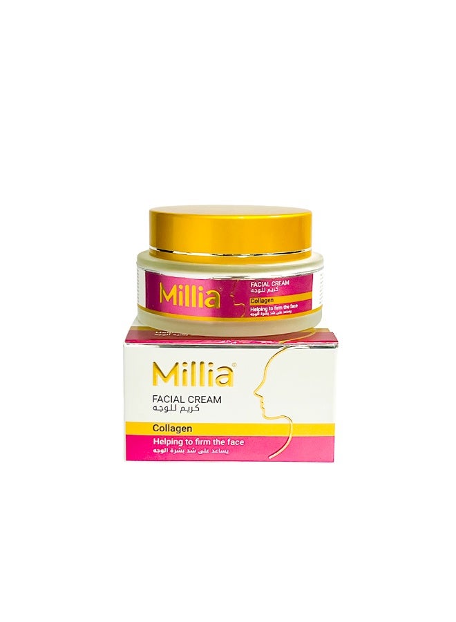 Millia Collagen Facial Cream 100ml , Firming & Moisture Lock